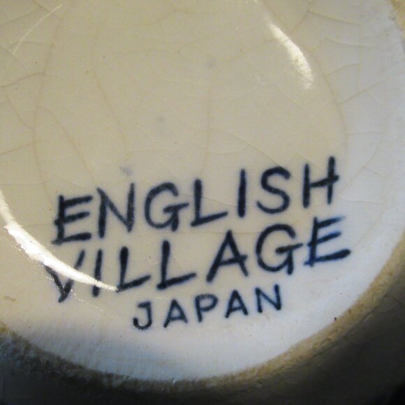 Vintage Holmar English Village Japan Teacup Coffee Set of 3 (* 1 Flawed) - Picture 3 of 7